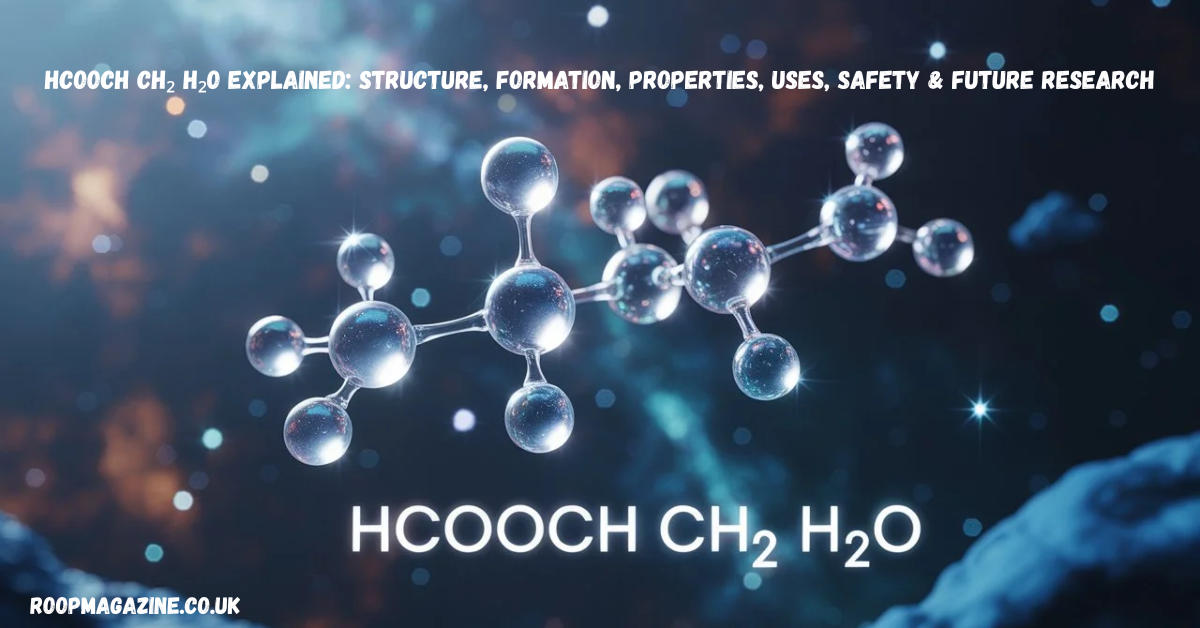 HCOOCH CH₂ H₂O Explained: Structure, Formation, Properties, Uses, Safety & Future Research