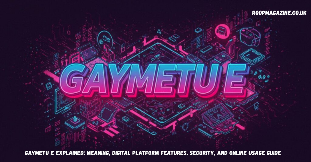Gaymetu E Explained: Meaning, Digital Platform Features, Security, and Online Usage Guide in 2026